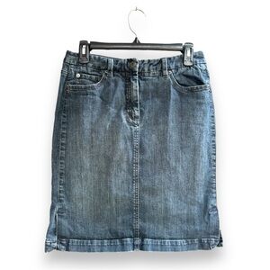 Talbots Denim Skirt Size 6